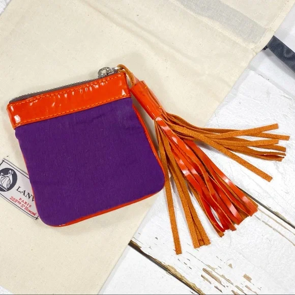 |SOLD| Lanvin Rare Tassled Coin Purse - Picture 5 of 10